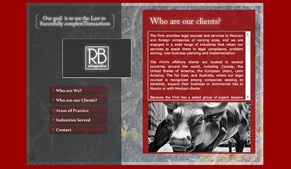 rb mexico law web design